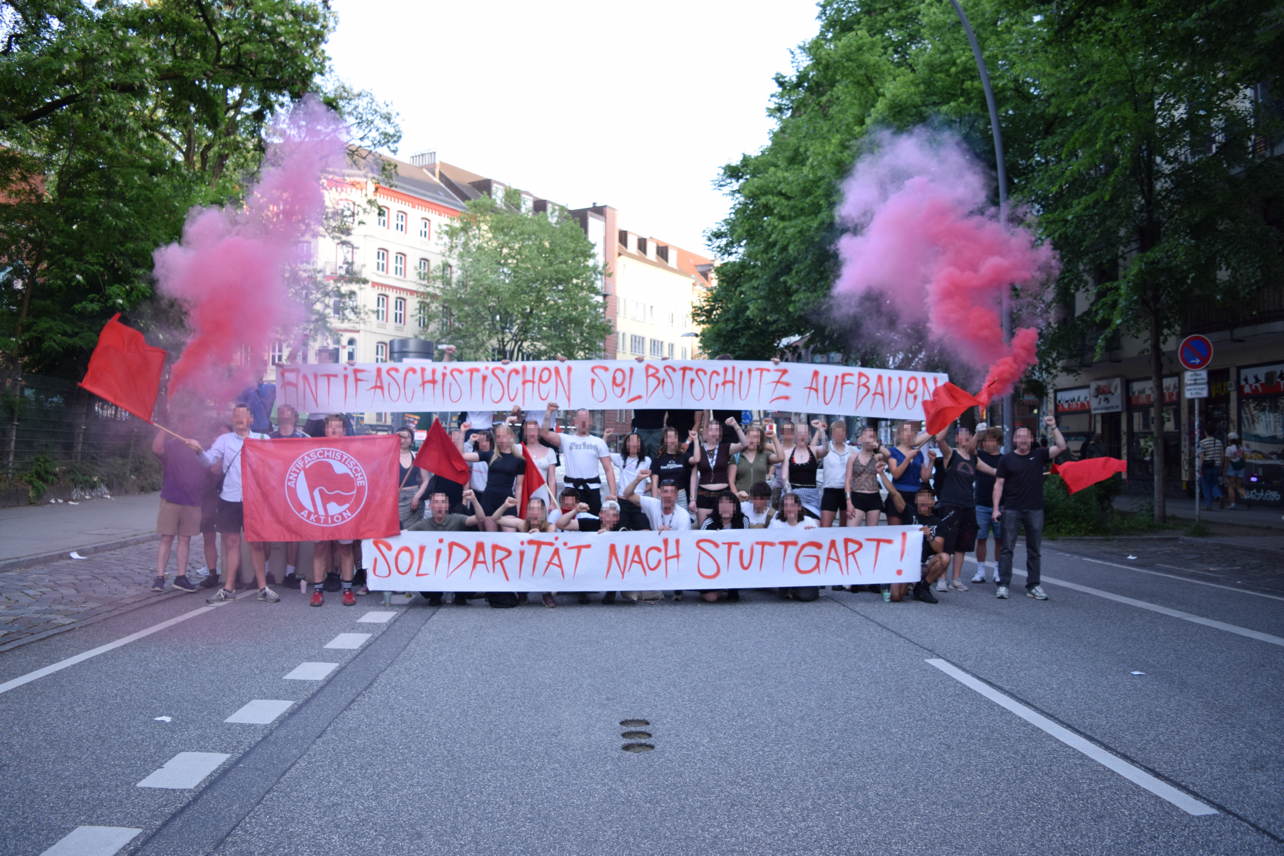 Antifaschistischen Selbstschutz aufbauen – Solidarität nach Stuttgart!