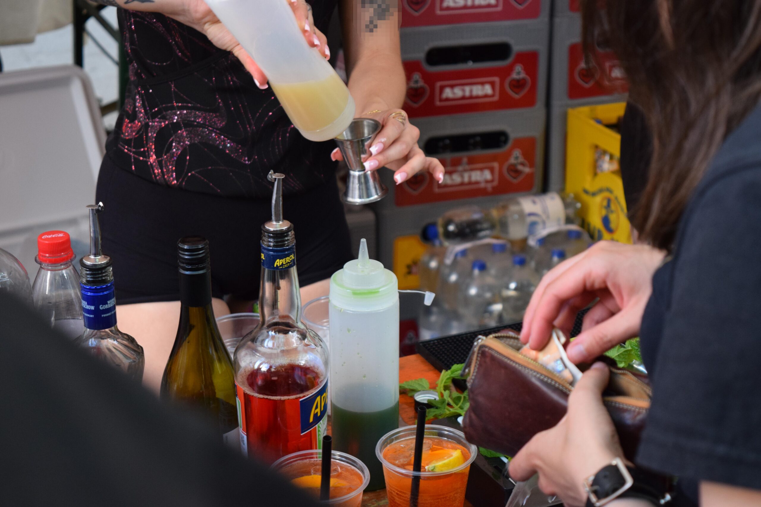 Infostand und Grafitti-Workshop auf dem Methfesselfest
