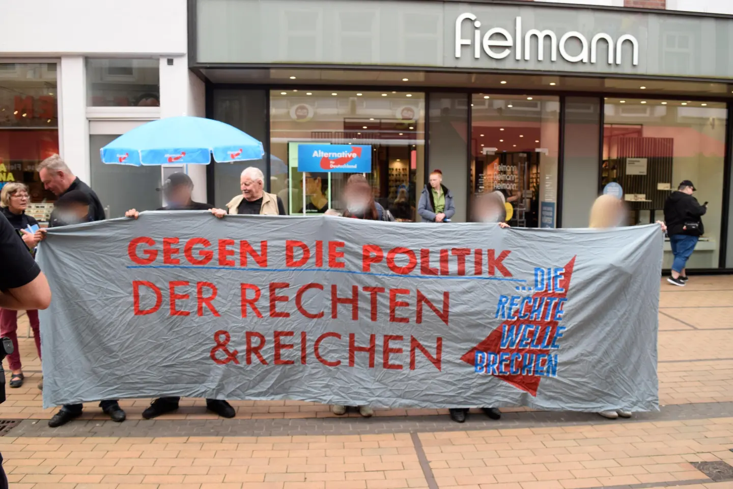 AfD Stand in Elmshorn gestört!