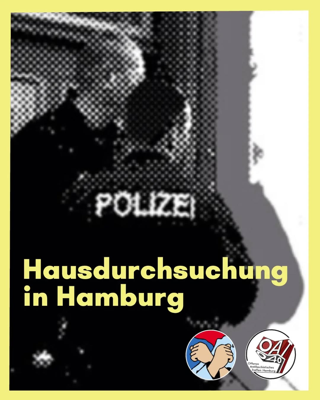 Hausdurchsuchung in Hamburg